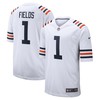 Justin Fields Chicago Bears 2021 Nfl Draft First Round Pick Alternate Classic Game Jersey - White - Robokeg