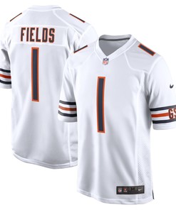 Justin Fields Chicago Bears Game Jersey White Nfl - Robokeg