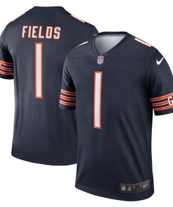 Justin Fields Chicago Bears Legend Jersey - Navy Nfl - Robokeg