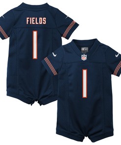 Justin Fields Chicago Bears Newborn & Infant Game Romper Jersey - Navy Nfl - Robokeg
