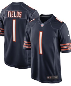 Justin Fields Chicago Bears Player Game Jersey Navy Nfl - Robokeg