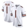 Justin Fields Chicago Bears Player Game Jersey - White Nfl - Robokeg