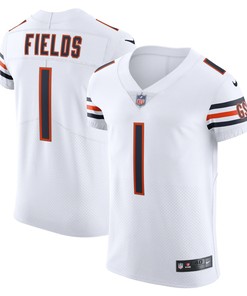 Justin Fields Chicago Bears Vapor Elite Jersey - White Nfl - Robokeg
