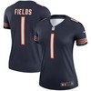 Justin Fields Chicago Bears Womens Legend Jersey - Navy Nfl - Robokeg