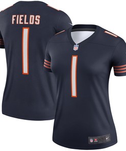 Justin Fields Chicago Bears Womens Legend Jersey - Navy Nfl - Robokeg