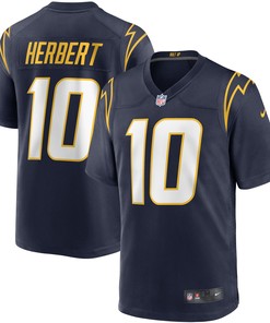 Justin Herbert Los Angeles Chargers Game Jersey - Navy Nfl - Robokeg