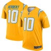 Justin Herbert Los Angeles Chargers Inverted Legend Jersey - Gold Nfl - Robokeg