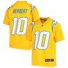 Justin Herbert Los Angeles Chargers Inverted Team Game Jersey - Gold Nfl - Robokeg