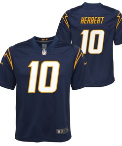 Justin Herbert Los Angeles Chargers Team Game Alternate Jersey Navy Nfl - Robokeg