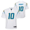Justin Herbert Los Angeles Chargers Team Game Jersey White Nfl - Robokeg