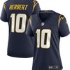 Justin Herbert Los Angeles Chargers Womens Alternate Game Jersey Navy Nfl - Robokeg