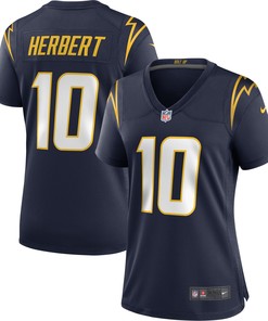 Justin Herbert Los Angeles Chargers Womens Alternate Game Jersey Navy Nfl - Robokeg