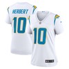 Justin Herbert Los Angeles Chargers Womens Game Jersey - White Nfl - Robokeg