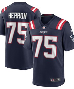 Justin Herron New England Patriots Team Game Jersey - Navy Nfl - Robokeg