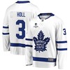 Justin Holl 3 Toronto Maple Leafs Stanley Cup 2023 Playoffs Patch Away Breakaway Men Jersey - White - Robokeg