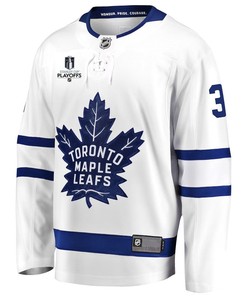 Justin Holl 3 Toronto Maple Leafs Stanley Cup 2023 Playoffs Patch Away Breakaway Men Jersey - White - Robokeg