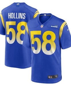 Justin Hollins Los Angeles Rams Game Jersey - Royal Nfl - Robokeg