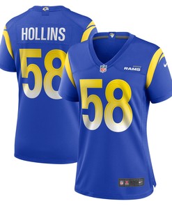 Justin Hollins Los Angeles Rams Womens Game Jersey - Royal Nfl - Robokeg