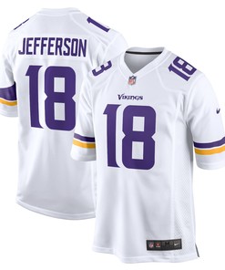 Justin Jefferson Minnesota Vikings Game Jersey - White Nfl - Robokeg