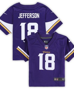 Justin Jefferson Minnesota Vikings Infant Player Game Jersey - Purple Nfl - Robokeg