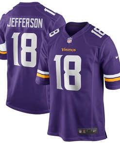 Justin Jefferson Minnesota Vikings Player Game Jersey - Purple Nfl - Robokeg