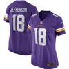 Justin Jefferson Minnesota Vikings Womens Player Game Jersey - Purple Nfl - Robokeg