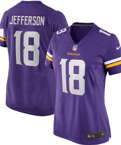 Justin Jefferson Minnesota Vikings Womens Player Game Jersey - Purple Nfl - Robokeg