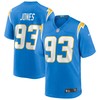 Justin Jones Los Angeles Chargers Game Jersey - Powder Blue Nfl - Robokeg