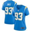 Justin Jones Los Angeles Chargers Womens Game Jersey - Powder Blue Nfl - Robokeg