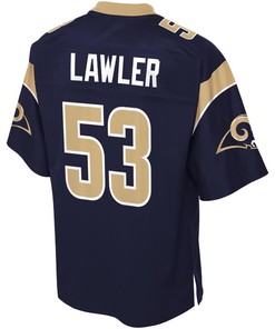 Justin Lawler Los Angeles Rams Nfl Pro Line Youth Player Jersey - Navy - Robokeg