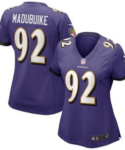 Justin Madubuike Baltimore Ravens Womens Game Jersey - Purple Nfl - Robokeg