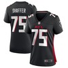 Justin Shaffer Atlanta Falcons Womens Player Game Jersey - Black Nfl - Robokeg