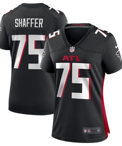 Justin Shaffer Atlanta Falcons Womens Player Game Jersey - Black Nfl - Robokeg