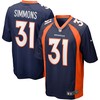 Justin Simmons Denver Broncos Alternate Game Jersey - Navy Nfl - Robokeg