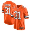 Justin Simmons Denver Broncos Alternate Game Jersey Orange Nfl - Robokeg