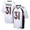 Justin Simmons Denver Broncos Game Jersey - White Nfl - Robokeg