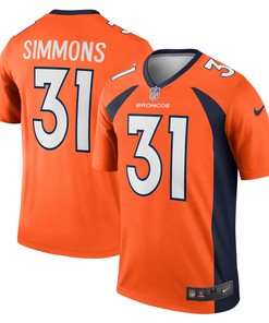 Justin Simmons Denver Broncos Legend Jersey - Orange Nfl - Robokeg