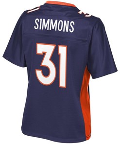 Justin Simmons Denver Broncos Nfl Pro Line Womens Alternate Player Jersey - Navy - Robokeg