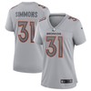 Justin Simmons Denver Broncos Womens Atmosphere Fashion Game Jersey - Gray Nfl - Robokeg