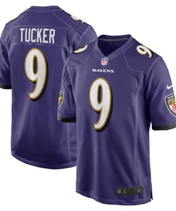 Justin Tucker Baltimore Ravens Game Player Jersey - Purple Nfl - Robokeg