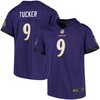 Justin Tucker Baltimore Ravens Nike Girls Youth Game Jersey - Purple - Robokeg