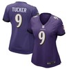 Justin Tucker Baltimore Ravens Nike Womens Game Jersey - Purple - Robokeg
