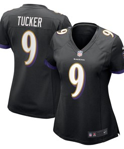 Justin Tucker Baltimore Ravens Womens Game Jersey - Black Nfl - Robokeg