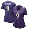 Justin Tucker Baltimore Ravens Womens Game Player Jersey - Purple Nfl - Robokeg