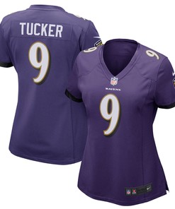 Justin Tucker Baltimore Ravens Womens Game Player Jersey - Purple Nfl - Robokeg