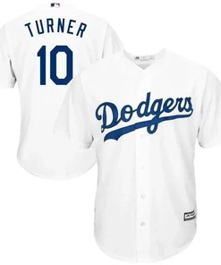 Justin Turner Los Angeles Dodgers Official Cool Base Player Jersey - White - Robokeg