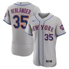 Justin Verlander 35 New York Mets Road Player Elite Jersey - Gray - Robokeg