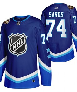 Juuse Saros Predators Western Blue 2022 All-Star Jersey 74 Jersey - Robokeg