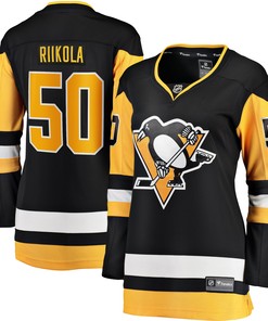 Juuso Riikola Pittsburgh Penguins Fanatics Branded Womens Home Breakaway Player Jersey - Black Nhl - Robokeg