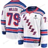 K'Andre Miller 79 New York Rangers Stanley Cup 2023 Playoffs Patch Away Breakaway Men Jersey - White - Robokeg